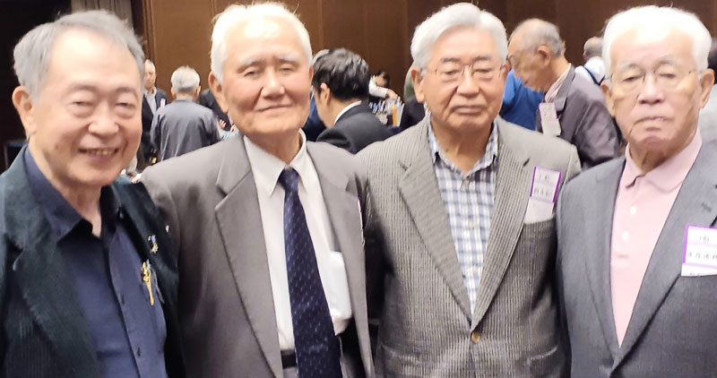 「7期生の総会出席は4名でした」三村 公人さん(7期・法)