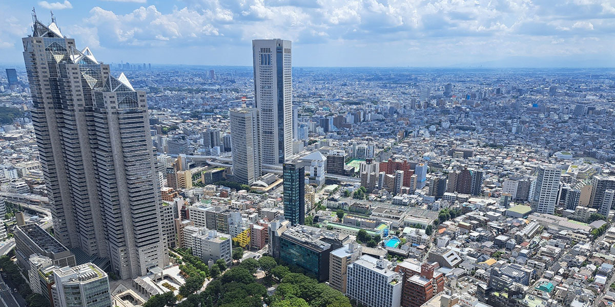 2025年5月の一枚：多田　孝男さん（19期）都庁から西南（富士山）方向の眺望